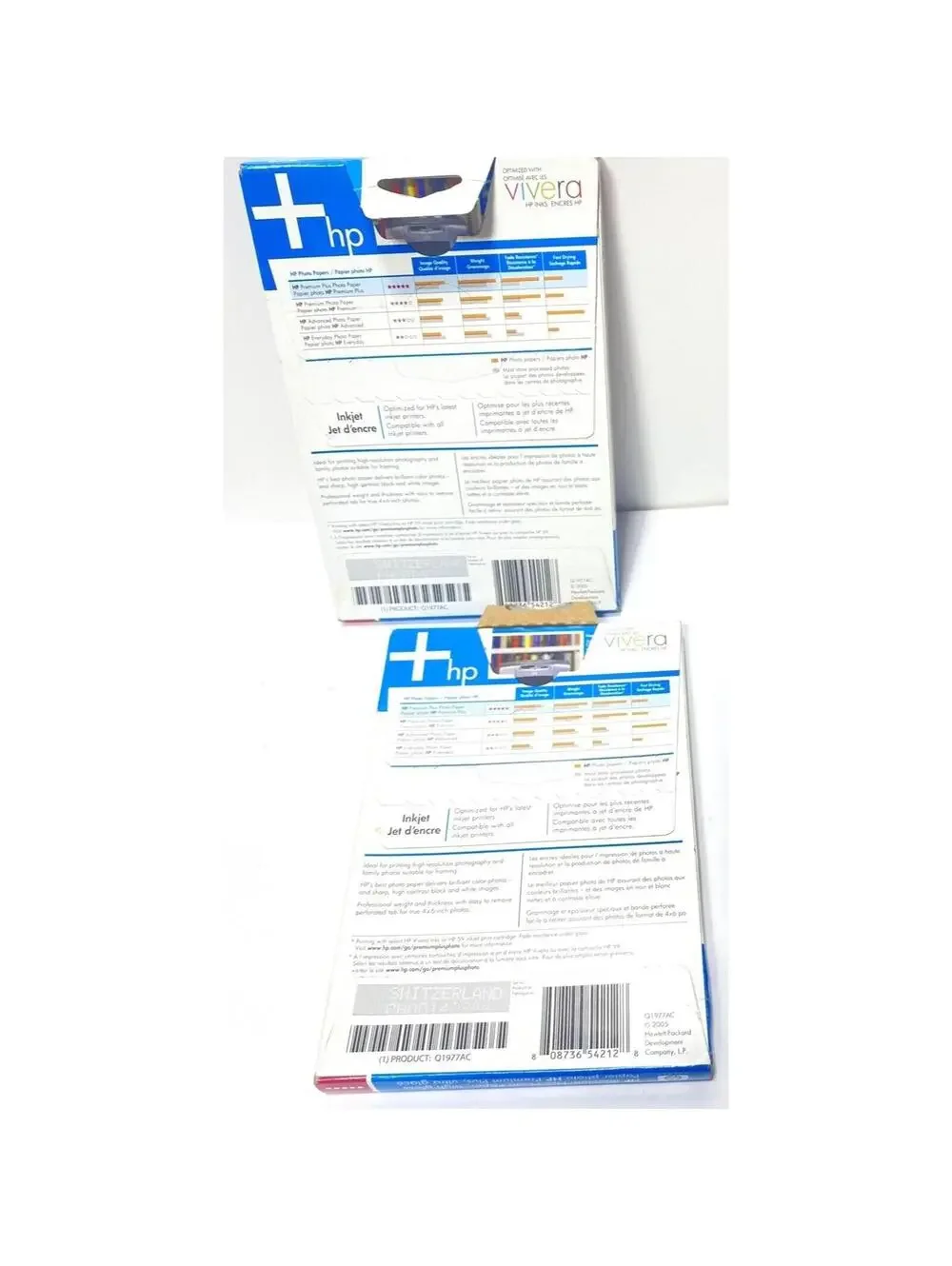 Premium Plus HP Photo Paper 2-Box Set High Gloss Inkjet 4x6